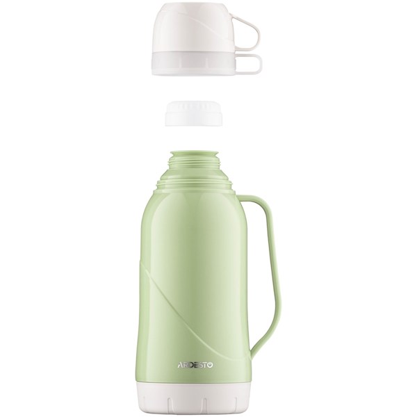  თერმოსი  Ardesto Vacuum flask Gemini Gourmet, 1800ml, plastic, borosilicate glass, green
