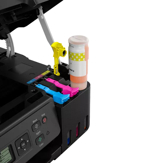 მრავალფუნქციური ფერადი ჭავლური პრინტერი Canon PIXMA G3470 (Wi-Fi, Print, Scan & Copy, Cloud ) | A4, 4800x2400 dpi,  USB, White  (5805C029AA)