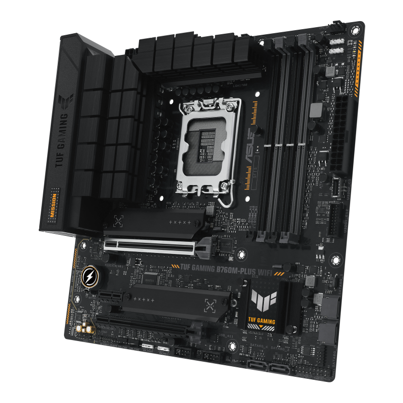 დედადაფა  Motherboard TUF GAMING B760M-PLUS WIFI s1700 B760 4xDDR5 M.2 HDMI DP Wi-Fi BT mATX