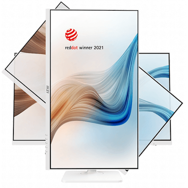 Business მონიტორი MSI Modern MD272XPW 27" FHD IPS 100Hz 1ms HDMI DP USB/USB-C Built-In Speakers White - 9S6-3PB19H-099