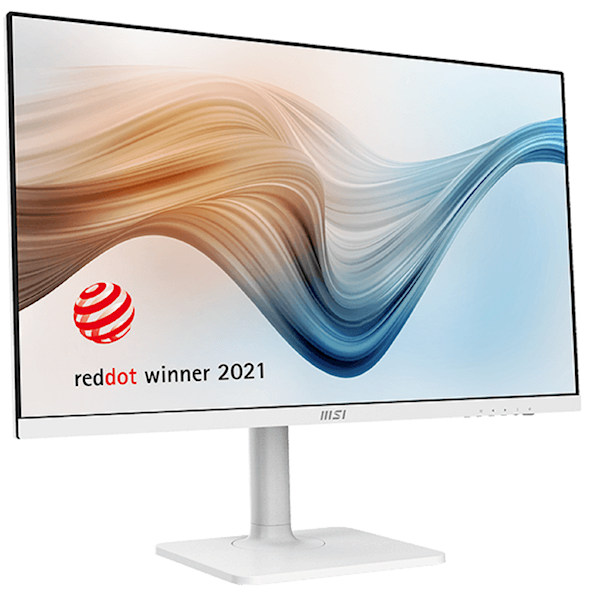 Business მონიტორი MSI Modern MD272XPW 27" FHD IPS 100Hz 1ms HDMI DP USB/USB-C Built-In Speakers White - 9S6-3PB19H-099