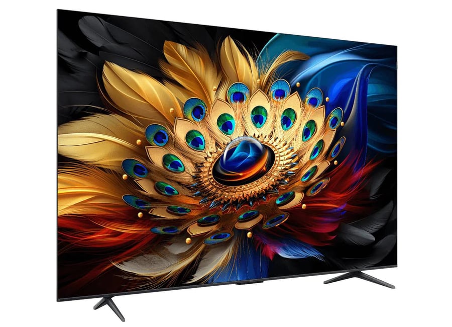 ტელევიზორი TCL QLED TV 85"(216cm)/ 85C655 (2024) 4K Google TV HDR10+  Dolby Atmos  BT5.2 Wi-Fi 2.4+5GHz DVB-T/T2/C/S/S2 2x10W+15W HDMI1.4/HDMI2.0&HDMI2.1 600x400 ( Panel Type VA | Technology Type QLED )