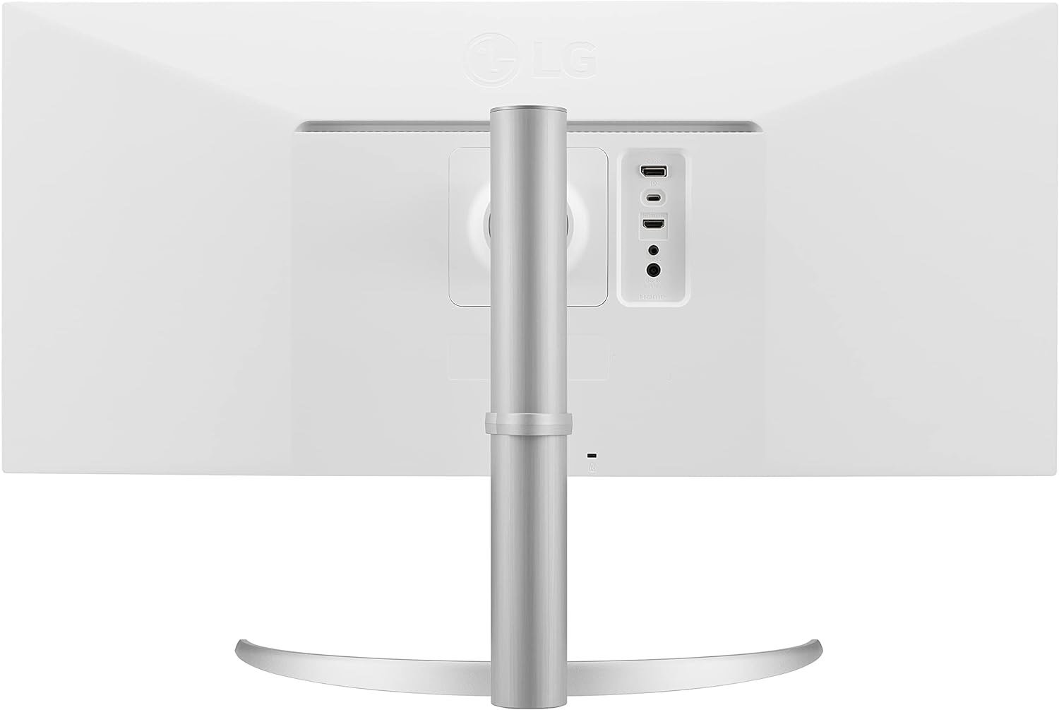 მონიტორი LG 34WQ650-W 34 Inch 21:9 UltraWide Full HD (2560 x 1080) 100Hz IPS Monitor, 100Hz Refresh Rate with RGB 99% Color Gamut, VESA DisplayHDR 400, USB Type-C, AMD FreeSync, Tilt/Height Adjustable Stand