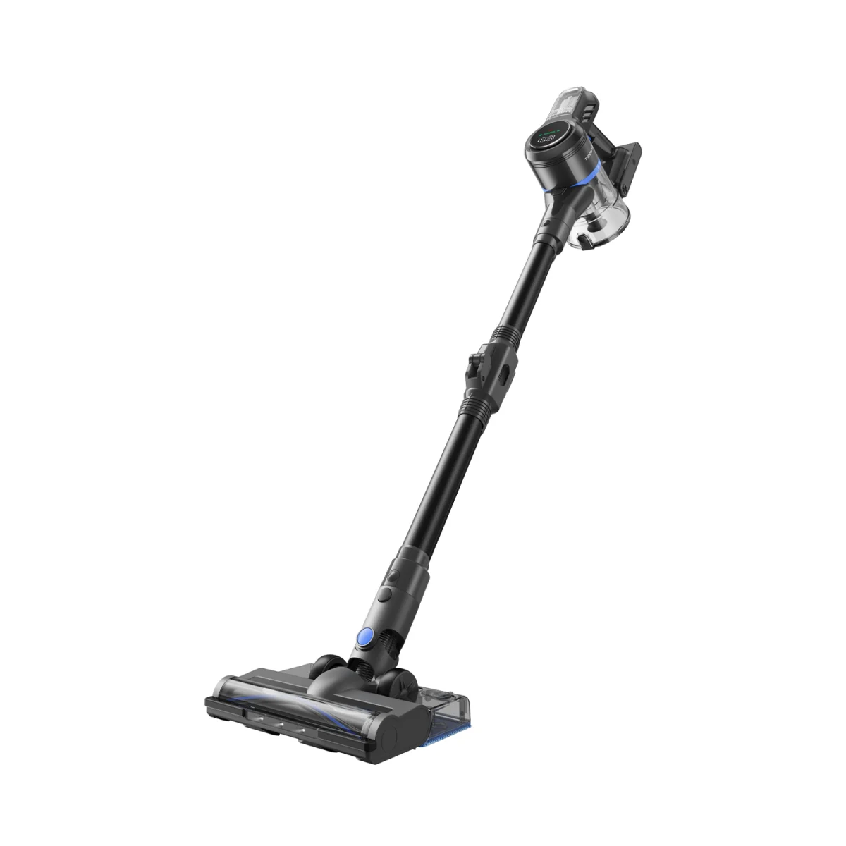 მტვერსასრუტი  Dreame | Mova Trouver Cordless Vacuum Cleaner J30 (VJ12A) | სველი და მშრალი წმენდა. ნომინალური სიმძლავრე: 450W. შეწოვის სიმძლავრე: 24kPa, 144AW. წმენდის დრო: 60 წთ. აკუმულატორის ტევადობა: 7x2500mAh. მტვრის შემგროვებლის ტევადობა: 0.5 ლ. დასაკეცი მილი. LED სენსორული ეკრანი. წყლის ავზი შეიძლება მიმაგრდეს უნივერსალურ ჯაგრისზე მყარი იატაკის გასაწმენდად. LED უნივერსალური ჯაგრისი. წყლის ავზი საწმენდი მიმაგრებით.