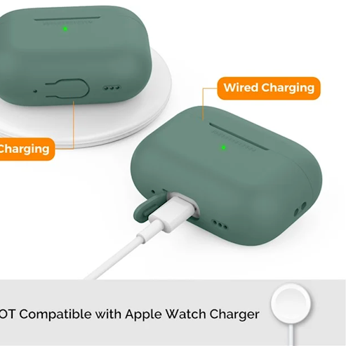 ყურსასმენის ქეისი Apple AirPods Pro 2 Earphone Charging Bin Drop Protection Cover (680901844F)