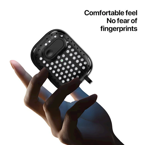 ყურსასმენის ქეისი Mobile Accessory Other/ For Apple AirPods 3 DUX DUCIS PECM Series  Case TPU+PC Protective Cover with Keychain - Black+Yellow