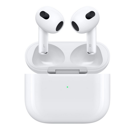 ყურსასმენის ქეისი Mobile Accessory Other/ for Apple AirPods 3 Fruit Flower Pattern Gold Stamping Hard PC Earphone Charging Box Protective Case Cover - Cherry