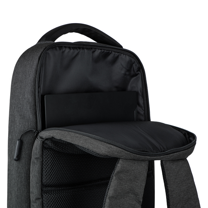 ნოუთბუქს ჩანთა ზურგჩანთა რუგზაკი 2E Backpack, Melange 17", Black