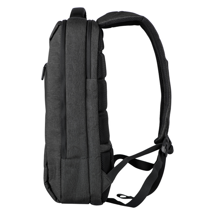 ნოუთბუქს ჩანთა ზურგჩანთა რუგზაკი 2E Backpack, Melange 17", Black