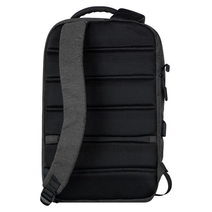 ნოუთბუქს ჩანთა ზურგჩანთა რუგზაკი 2E Backpack, Melange 17", Black