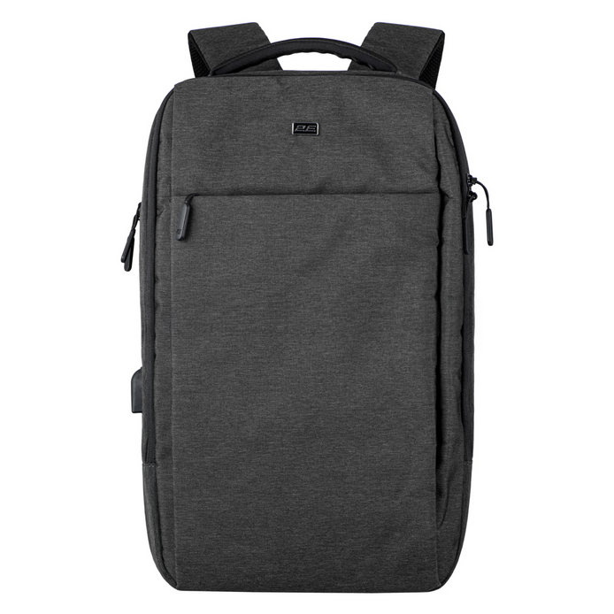 ნოუთბუქს ჩანთა ზურგჩანთა რუგზაკი 2E Backpack, Melange 17", Black
