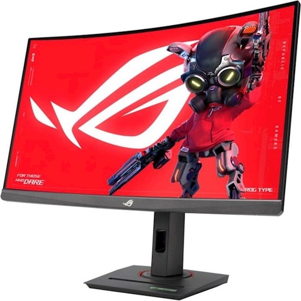 Gaming მონიტორი Asus Monitor 27" ROG Strix XG27WCS HDMI, DP, USB-C, Audio, VA, 2560x1440, 180Hz, 1ms, sRGB 125%, CURVED, AdaptiveSync, HAS, HDR400