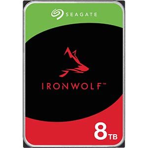 მყარი დისკი Seagate, HDD, IronWolf, SATA III, 3.5-inch, 8TB, ST8000VN004, 7200RPM