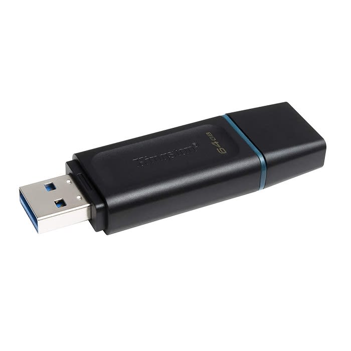 Kingston 64GB USB3.2 Gen 1 DataTraveler Exodia (Black + Teal)