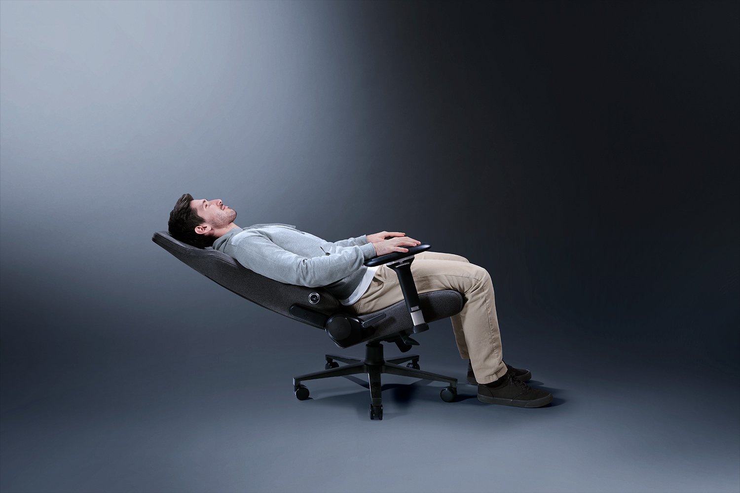 სავარძელი Razer chair Iskur V2 fabric, 4D-Armrests, dark grey (RZ38-04900300-R3G1)