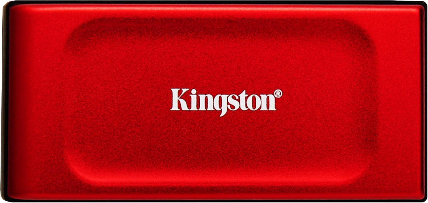 გარე SSD 1.8" Kingston SXS1000R/1000G 1TB SSD | Pocket-Sized | USB 3.2 Gen 2 | External Solid State Drive | Up to 1050MB/s (Includes USB-C to USB-A cable and USB-A to USB-C adapter)