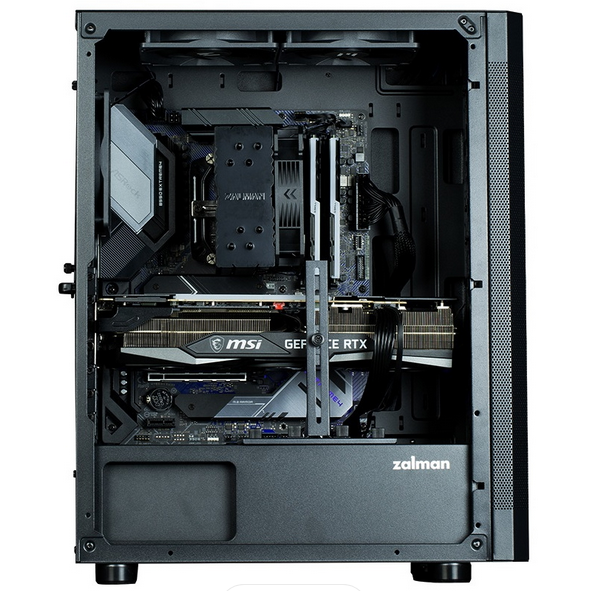 ქეისი Zalman PC case I4 without PSU 2xUSB3.0 1xUSB2.0 6x120mm VGA 320mm LCS ready ATX (I4BLACK)