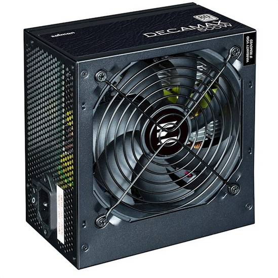 კვების ბლოკი Zalman PSU Decamax  (500W) 85%, 80 Plus (ZM500-LX3)