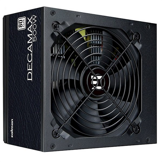კვების ბლოკი Zalman PSU Decamax  (500W) 85%, 80 Plus (ZM500-LX3)
