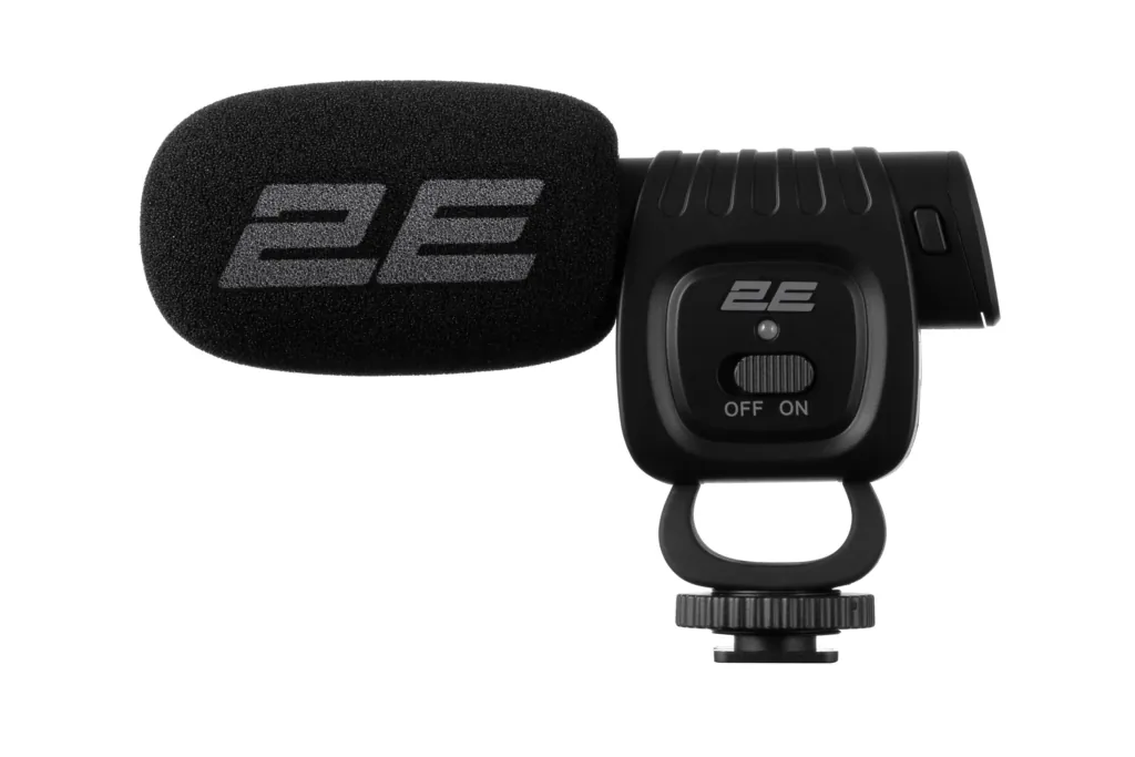 მიკროფონი 2Е MG020 Shoutgun Mic Pro, on/of, 3.5mm (2E-MG020) | 1 × AAA battery, up to 72 hours