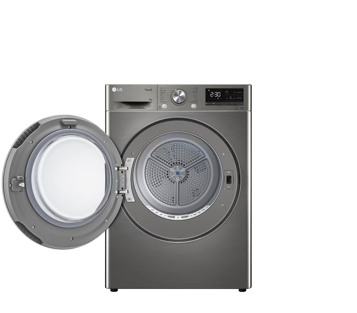 Dryer/ საშრობი LG RH90V5PVTN.BPTPMEA - 9 KG, Dual Inverter, Heat Pump Dryer ThinQ, Remote Control,WHITE