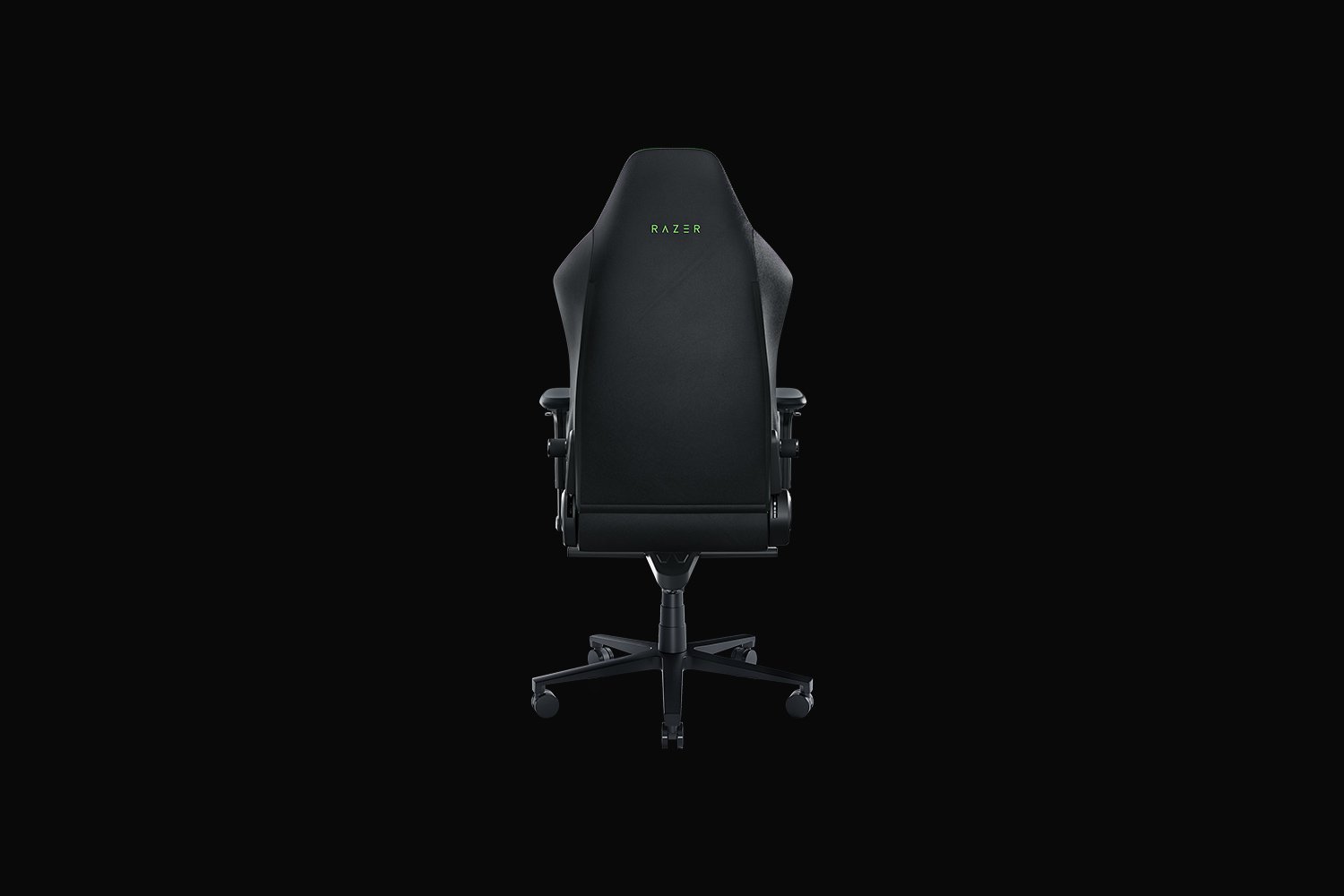 სავარძელი Razer Iskur V2 Gaming Chair, Adaptive Lumbar Support, Adjustable Lumbar Curve, High Density Foam Cushions, Reactive Seat Tilt &152-degree Recline, 4D Armrests, Synthetic Leather - Black and Green RZ38-04900100-R3G1