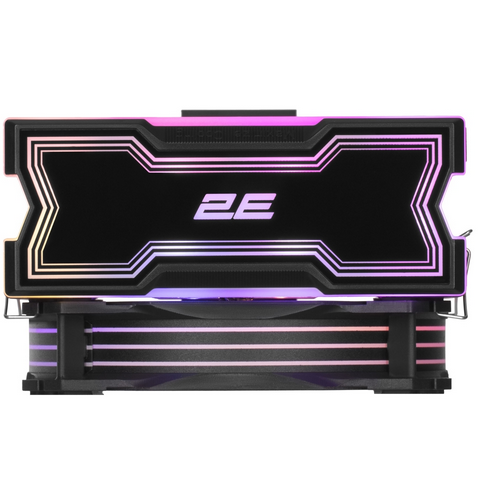 პროცესორის ქულერი 2E GAMING CPU cooler Air Cool AC120D4TC-ARGB, LGA1700, 1366, 1200, 115x, AM5, AM4, FM2, FM1, (2E-AC120D4TC-ARGB)