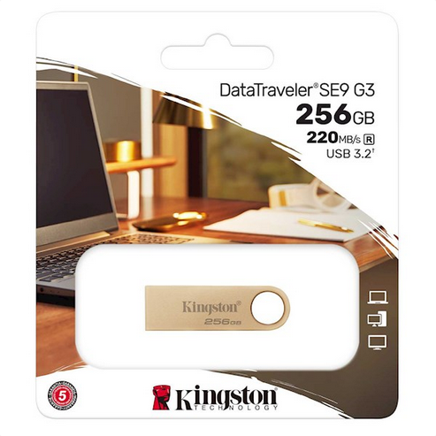 USB ფლეშ მეხსიერება Kingston DataTraveler SE9 G3 256GB (DTSE9G3/256GB)