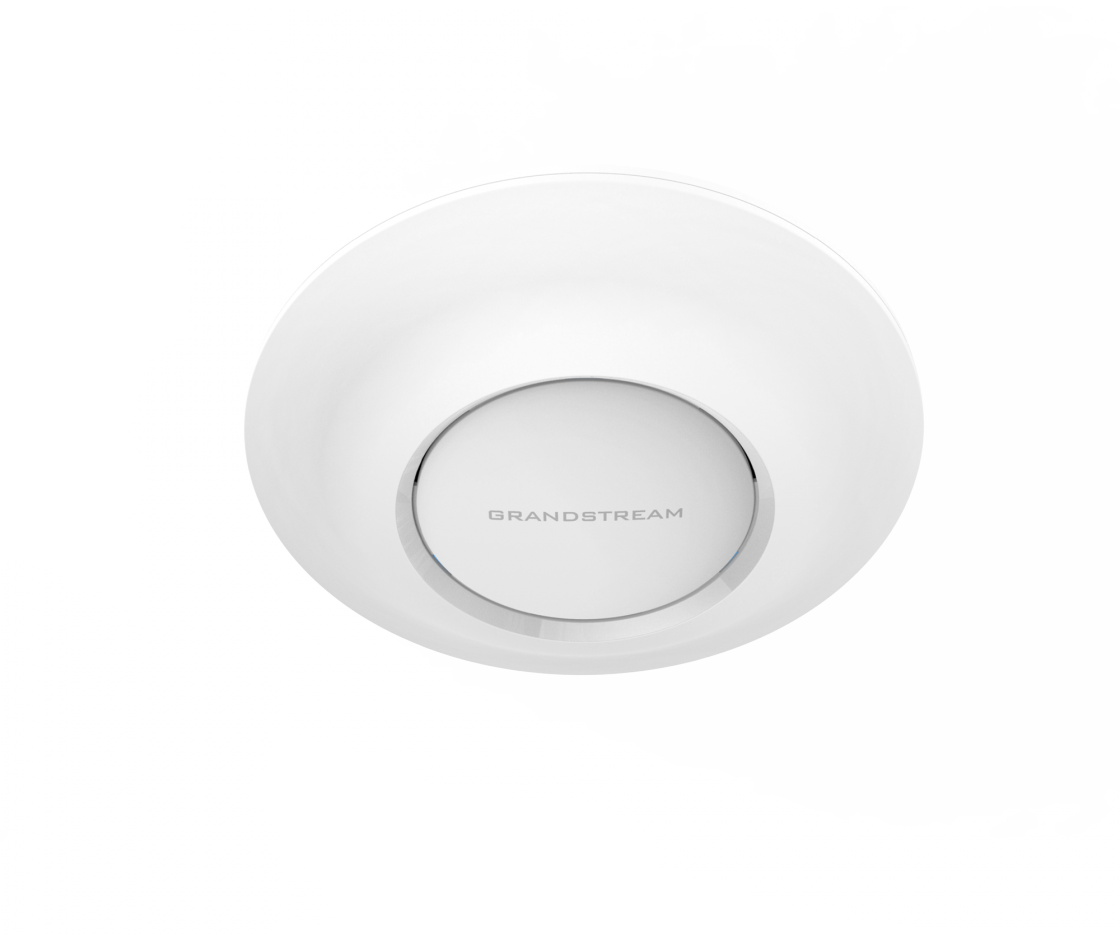 უკაბელო წვდომის წერტილი Grandstream GWN7605 | 802.11ac Wave-2 2x2:2 Wi-Fi Access Point | 2 dual band internal antennas 2.4GHz, gain 3dBi 5 GHz, gain 4dBi | 2.4 GHz Radio: 2412 – 2484 MHz 5 GHz Radio: 5180-5825 MHz