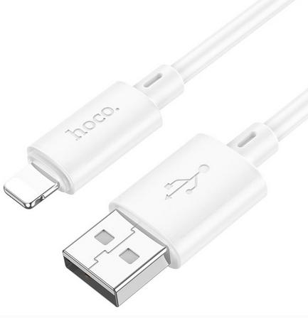iOS/ (unpackaged)  Llightning /  Hoco X88 Gratified charging data cable USB-A to Lightning White