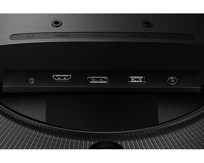 Gaming მონიტორი Samsung 32" LS32CG550EIXCI Odyssey G55C 32", VA, 2560x1440 (Quad HD), curved, 1 ms, 165 Hz, AMD FreeSync, 300 cd/m2, 178°/178°, HDMI, DisplayPort, black