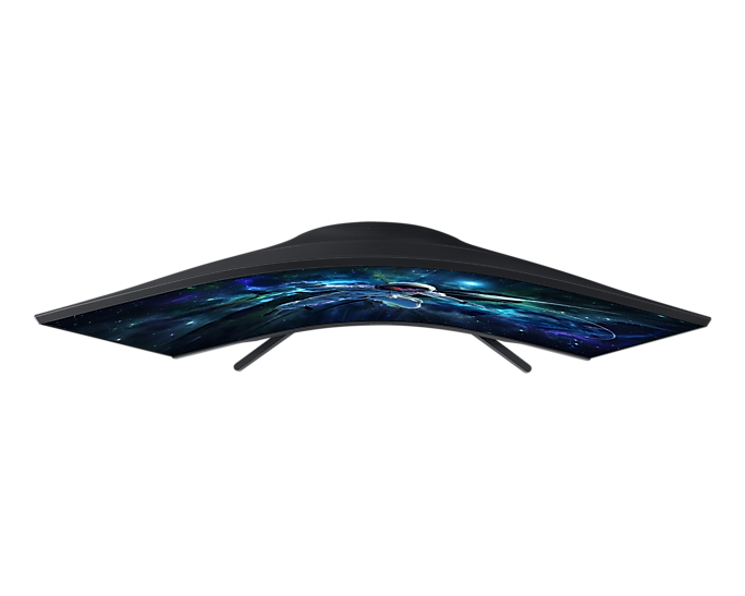 Gaming მონიტორი Samsung 32" LS32CG550EIXCI Odyssey G55C 32", VA, 2560x1440 (Quad HD), curved, 1 ms, 165 Hz, AMD FreeSync, 300 cd/m2, 178°/178°, HDMI, DisplayPort, black