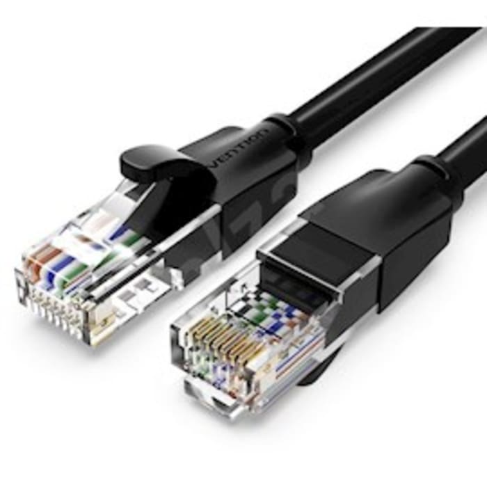 Network Passive/ PATCH CORD/ VENTION IBEBN Cat.6 UTP Patch Cable 15M Black
