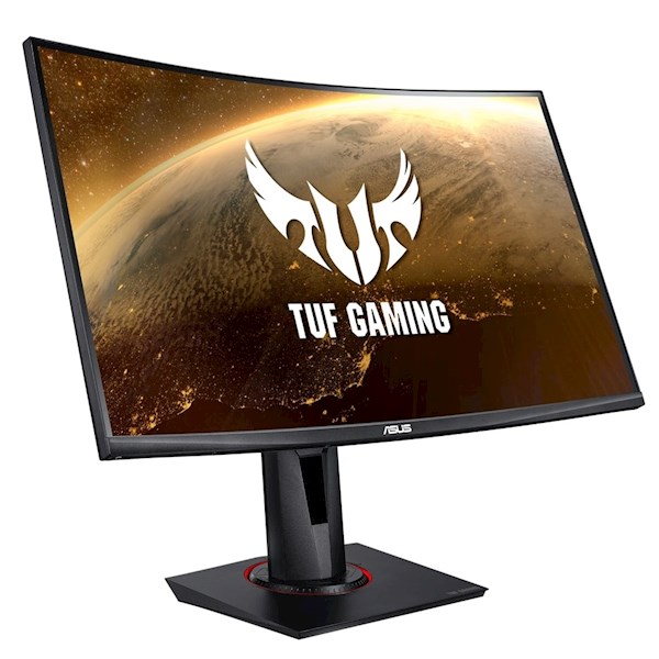Gaming მონიტორი Asus Monitor 27" Asus TUF Gaming VG27VQ DVI, HDMI, DP, MM, VA, 165Hz, 1ms, CURVED, FreeSync, HAS