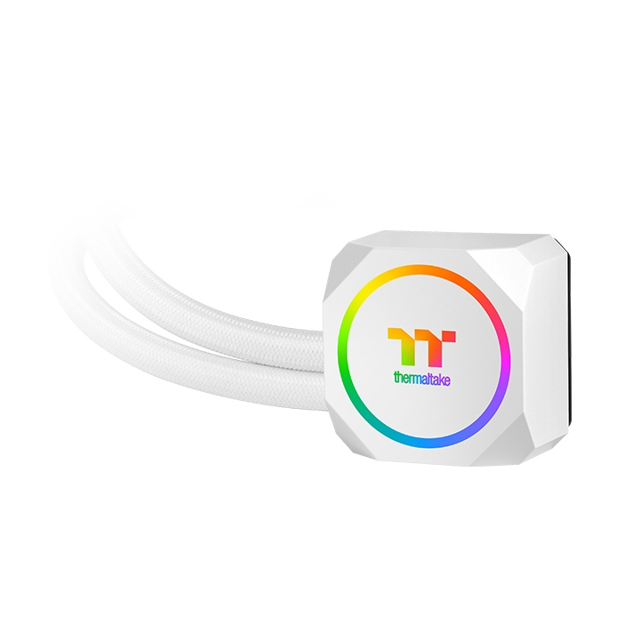პროცესორის წყლის/სითხის გაგრილება Thermaltake Floe RC360 CPU & Memory AIO Liquid Cooler Snow Edition (CL-W331-PL12WT-A) for processor and memory, SZHO, TDP 300W, 120 ARGB Fan*3, Socket 115x/1200, 1356, 1356, 2011, 2011, 2011-3, 2066, AM2, AM2, AM3, AM3, AM3+, AM4, FM1, FM2, FM2, FM2+, 2x120 mm, 500-1500 re-min, white illumination