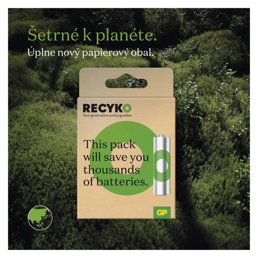 შეკვრა აკუმულატორების 2-ცალიანი GPRHC272E045 270AAHCR-TLB2 NiMH 1,2V 2600mA GP 4891199212567