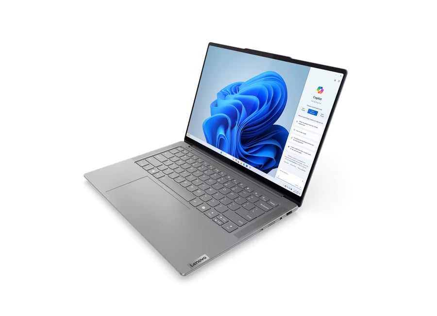 ნოუთბუქი Lenovo Yoga Pro 7 14IMH9 (83E20046RK) | 14.5" 3K (3072x1920) IPS 400nits Glossy / Anti-fingerprint, 100% P3, 100% sRGB, 120Hz, Eyesafe | Intel® Core™ Ultra 5 125H, 14C/ 18T, up to 4.5GHz, 18MB | 32GB Soldered LPDDR5x-7467 | 1TB SSD M.2 2280 PCIe® 4.0x4 NVMe | Luna Grey | Windows® 11 Home | 2YrW