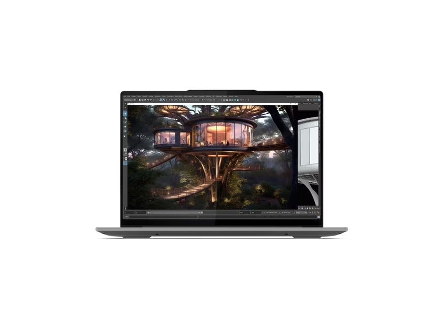 ნოუთბუქი Lenovo Yoga Pro 7 14IMH9 (83E20046RK) | 14.5" 3K (3072x1920) IPS 400nits Glossy / Anti-fingerprint, 100% P3, 100% sRGB, 120Hz, Eyesafe | Intel® Core™ Ultra 5 125H, 14C/ 18T, up to 4.5GHz, 18MB | 32GB Soldered LPDDR5x-7467 | 1TB SSD M.2 2280 PCIe® 4.0x4 NVMe | Luna Grey | Windows® 11 Home | 2YrW