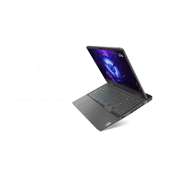 ნოუთბუქი Lenovo LOQ 15IRX9 (Model: 83DV00MMRK) |  15.6" WQHD (2560x1440) IPS 350nits AG 100% sRGB, 165Hz, G-SYNC | Intel Core i5-13450HX, 10C/16T,  up to  4.6GHz, 20MB | 24GB (2x 12GB)  SO-DIMM DDR5-4800 | 1TB SSD M.2 2242 PCIe 4.0x4 NVMe | NVIDIA GeForce RTX 4050 6GB GDDR6| Luna Grey | 2YrW