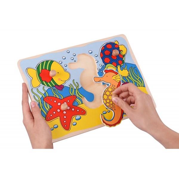 Goki Puzzle Sea inhabitants 57515G-4