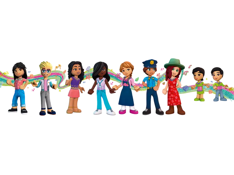 ასაწყობი კონსტრუქცია  LEGO Friends Downtown Flower and Design Stores