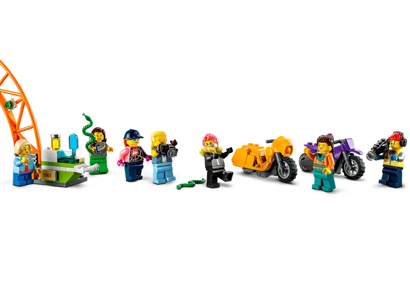 ასაწყობი კონსტრუქცია LEGO City Stuntz Double Loop Stunt Arena