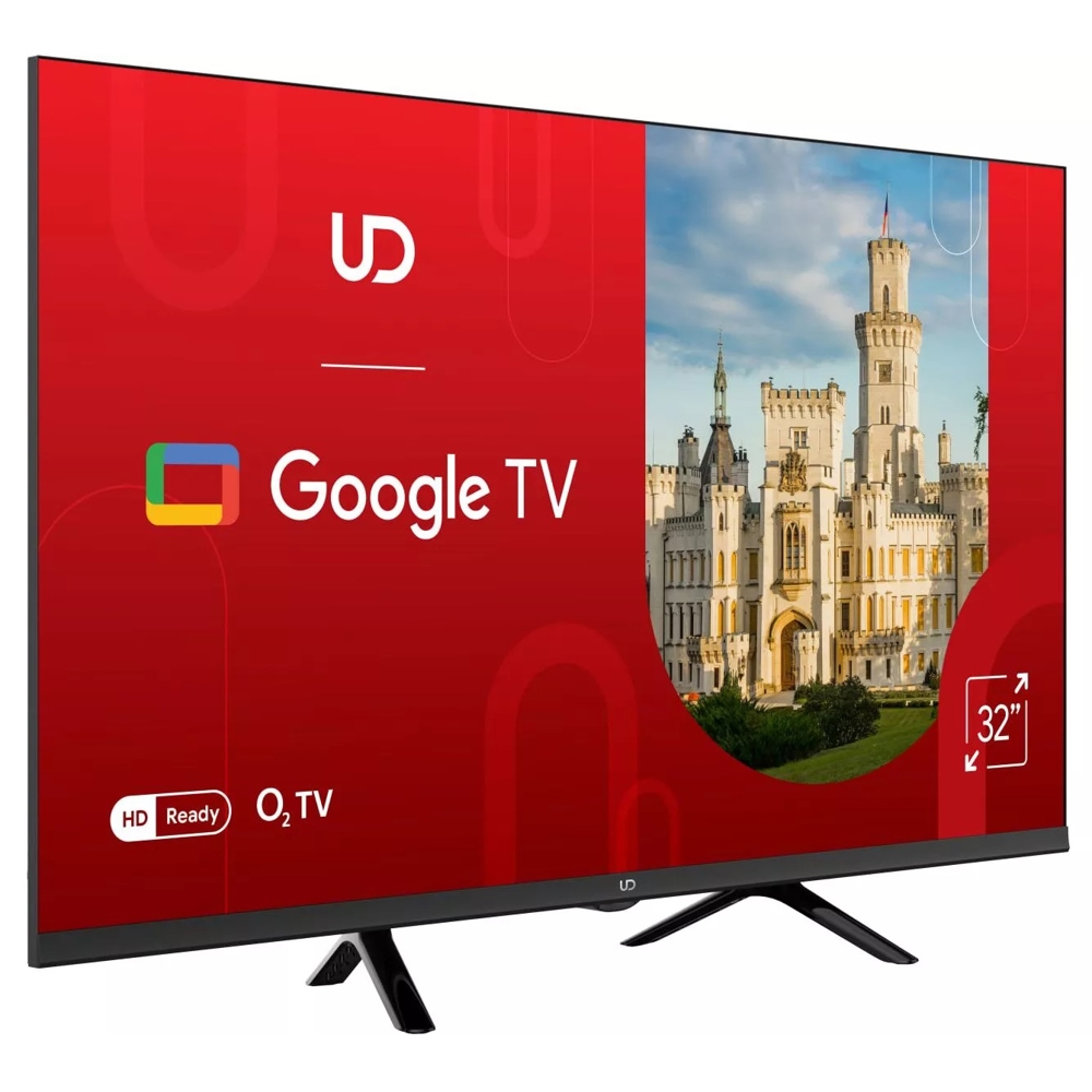 TV/ LED/ UDTV/ TV 32"(81cm)/ UD 32GW5210  Google TV 16:9 1366x768  178*/178* 200cd/m2 BT5.0 DVB-T/T2/C/S/S2, Cl+ HDMIx2 USB2.0 2x8W VESA 200x200
