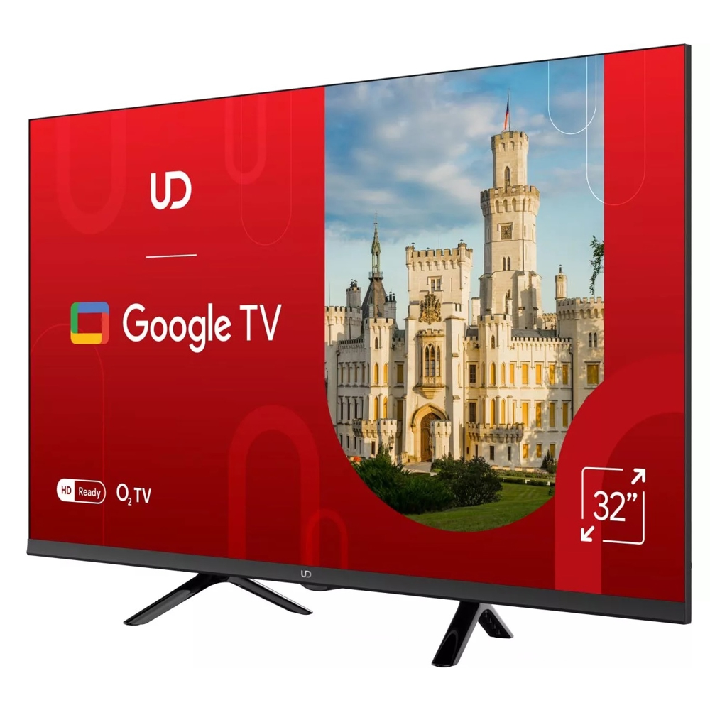 TV/ LED/ UDTV/ TV 32"(81cm)/ UD 32GW5210  Google TV 16:9 1366x768  178*/178* 200cd/m2 BT5.0 DVB-T/T2/C/S/S2, Cl+ HDMIx2 USB2.0 2x8W VESA 200x200