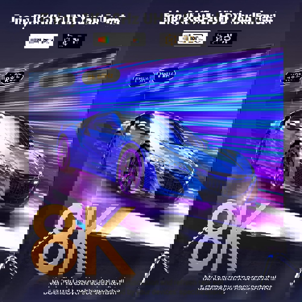 ვიდეო კაბელი UGREEN DP115 (80397), 8K, DisplayPort to HDMI, 2m, Grey