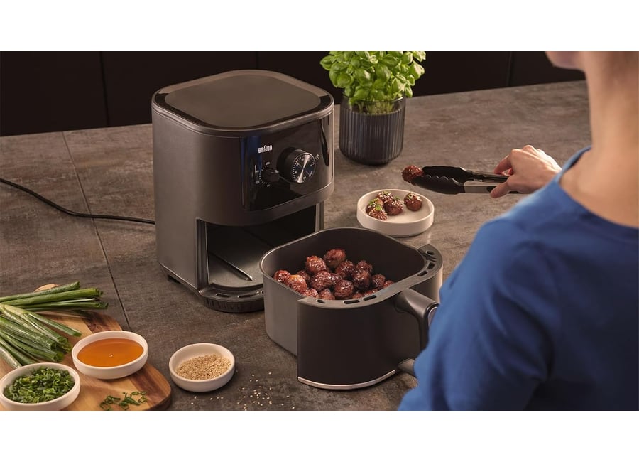 აეროგრილი Braun HF3000IBK MultiFry 3, 1500W, 4.3L, Air Fryer, Black