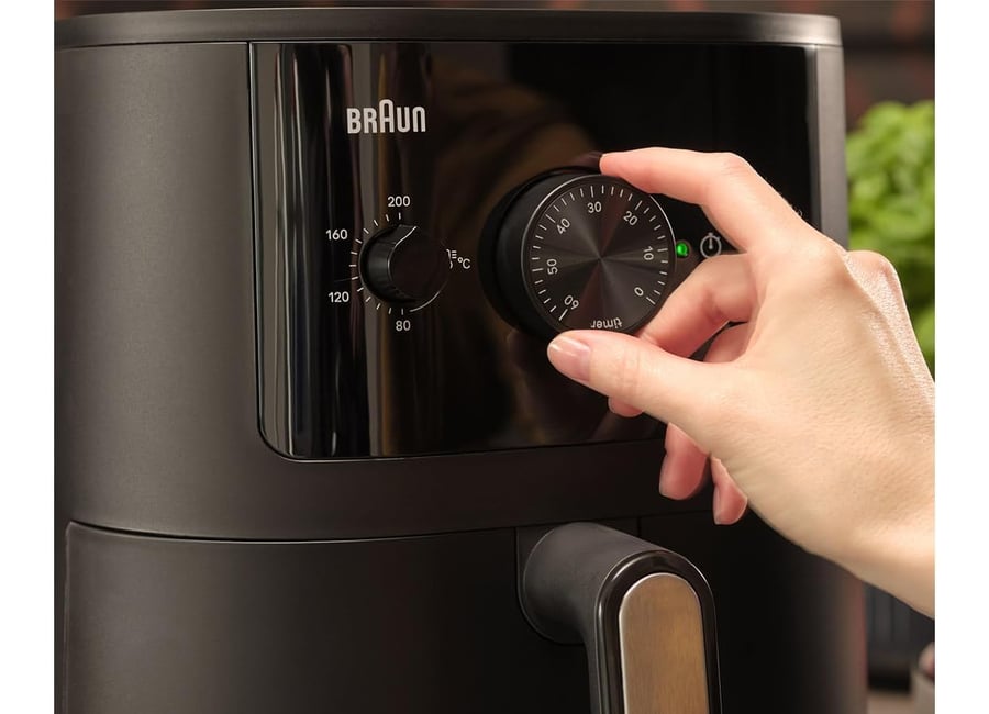 აეროგრილი Braun HF3000IBK MultiFry 3, 1500W, 4.3L, Air Fryer, Black