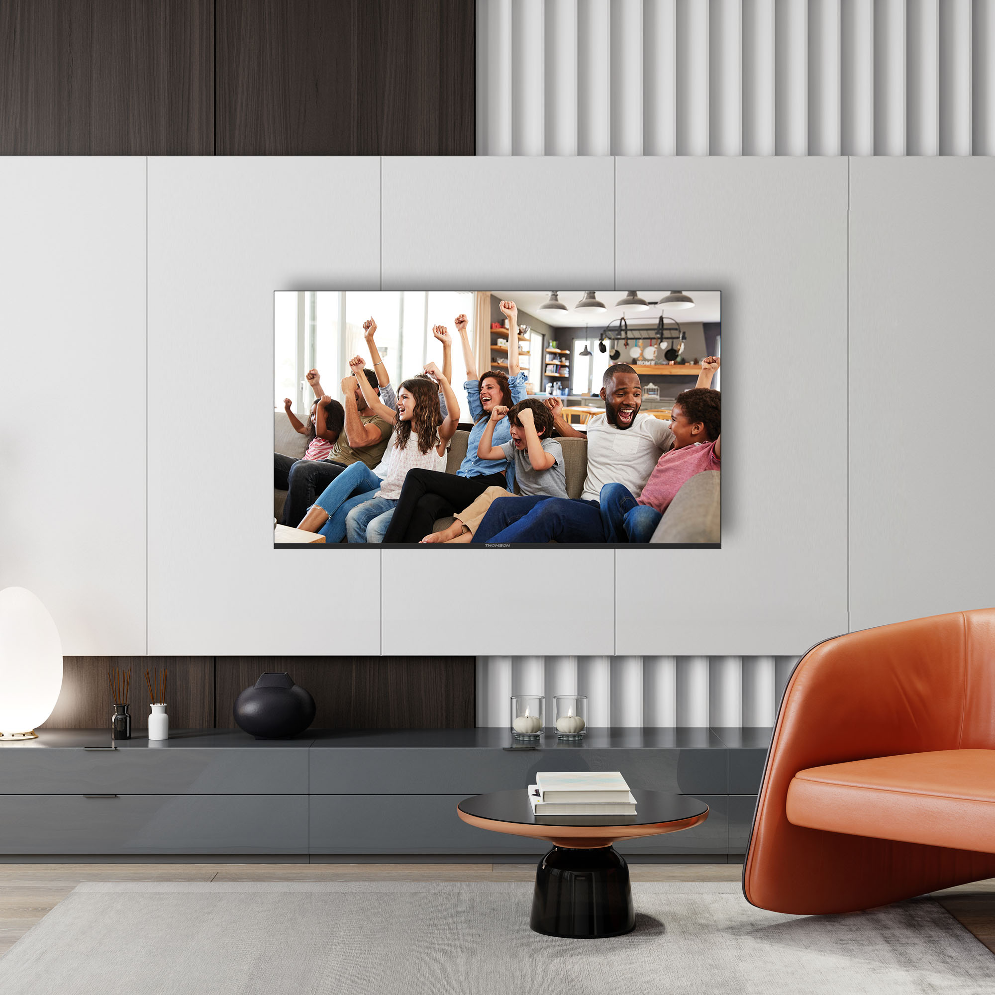 ტელევიზორი Thomson 50UG4S14 LED, 50", 4K UHD, Smart TV, HDMI, USB, LAN, WIFI, BT, Black