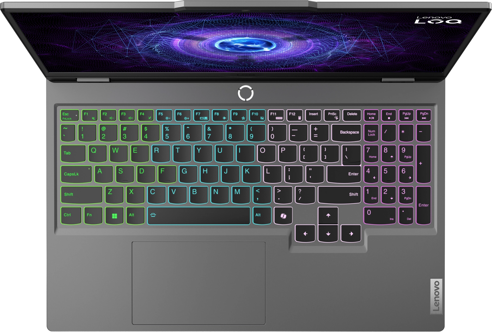 Gaming ნოუთბუქი Lenovo LOQ 15IAX9 (83GS005NRK) 15.6" 1920x1080 (Full HD), 144Hz , IPS, Intel Core i5 12450HX, 2400 MHz, 16 GB DDR5, 512 GB SSD, GeForce RTX 3050 6144 MB, Wi-Fi, Bluetooth, no OS, gray