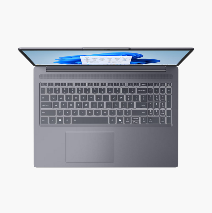 ნოუთბუქი Lenovo IdeaPad Slim 3 16IRH10 (Model: 83K2000KRK) | 16" WUXGA (1920x1200) IPS 300nits Anti-glare | Intel Core i5-13420H, 8C /12T, 2.1 / 4.6GHz, 12MB | 16GB (8GB Soldered DDR5-4800 + 8GB SO-DIMM DDR5-4800) | 512GB SSD M.2 2242 PCIe 4.0x4 NVMe | Integrated Intel UHD Graphics | Luna Grey | 2YrW